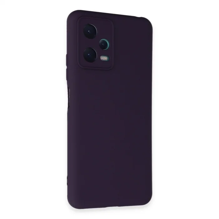 Xiaomi Redmi Note 12 5g Kılıf Nano İçi Kadife Silikon - Mor