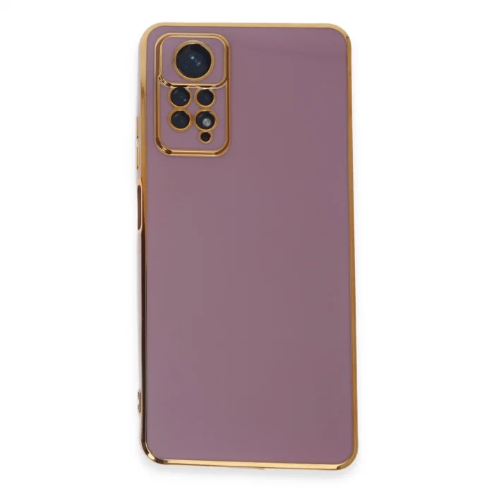 Xiaomi Redmi Note 12 Pro 4g Kılıf Volet Silikon - Mor