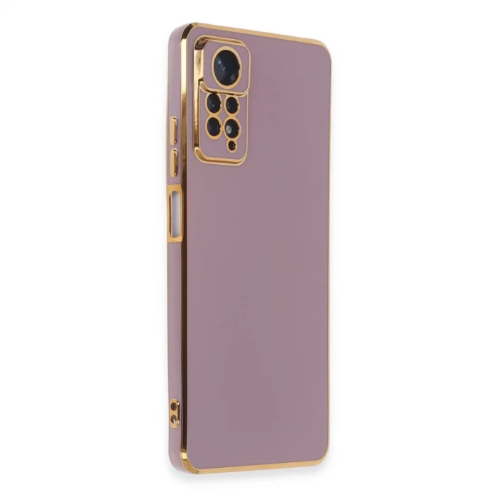 Xiaomi Redmi Note 12 Pro 4g Kılıf Volet Silikon - Mor