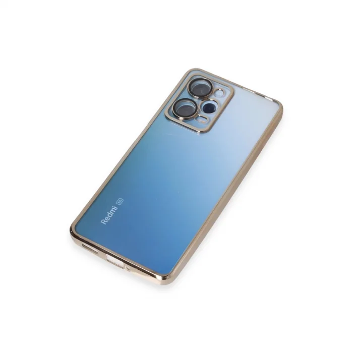 Xiaomi Redmi Note 12 Pro 5g Kılıf Razer Lensli Silikon - Gold
