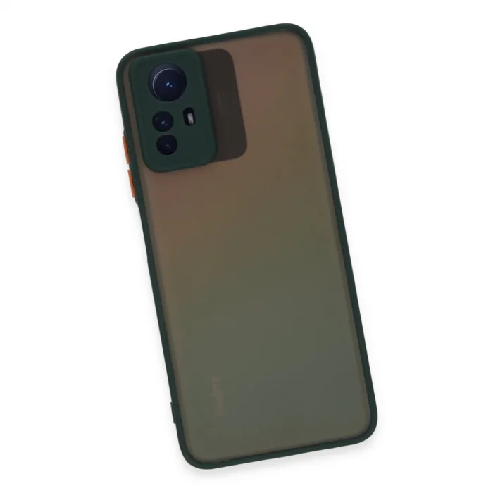 Xiaomi Redmi Note 12s Kılıf Montreal Silikon Kapak - Yeşil