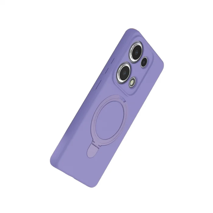 Xiaomi Redmi Note 13 Pro 4g Regal Magsafe Standlı Kapak - Lila