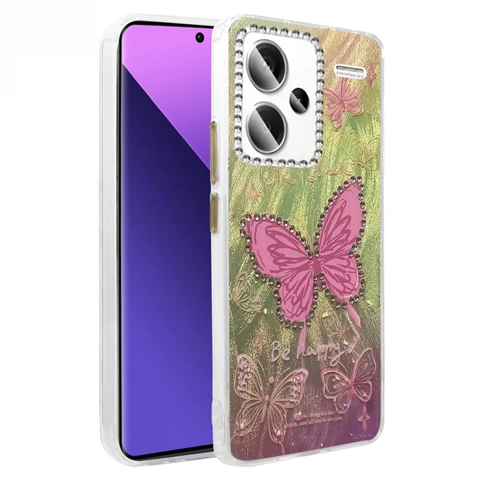 Xiaomi Redmi Note 13 Pro Plus Kılıf Blade Aynalı Desenli Kapak - Desen 5