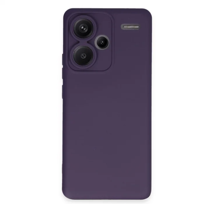 Xiaomi Redmi Note 13 Pro Plus Kılıf Nano İçi Kadife Silikon - Mor