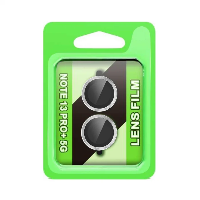 Xiaomi Redmi Note 13 Pro Plus Raze Metal Kamera Lens - Gümüş