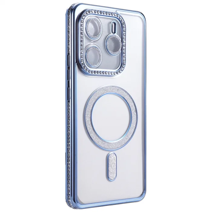 Xiaomi Redmi Note 14 4g Joke Simli Magneticsafe Kılıf - Mavi