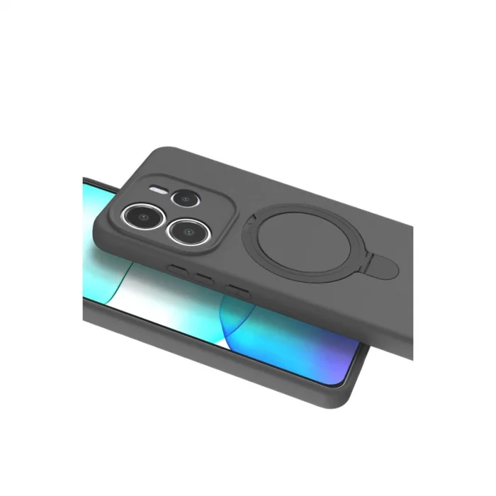 Xiaomi Redmi Note 14 4g Regal Magsafe Standlı Kapak - Titan Gri
