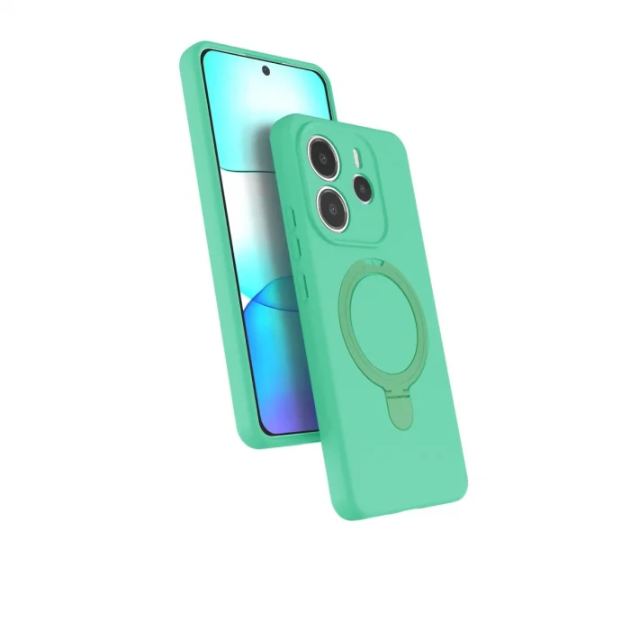 Xiaomi Redmi Note 14 4g Regal Magsafe Standlı Kapak - Yeşil