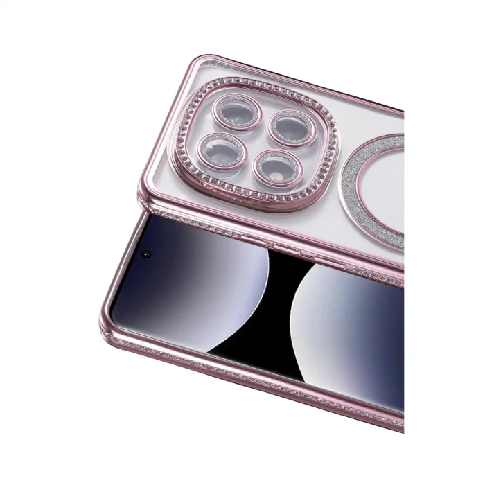 Xiaomi Redmi Note 14 Pro 4g Joke Simli Magneticsafe Kılıf - Pembe