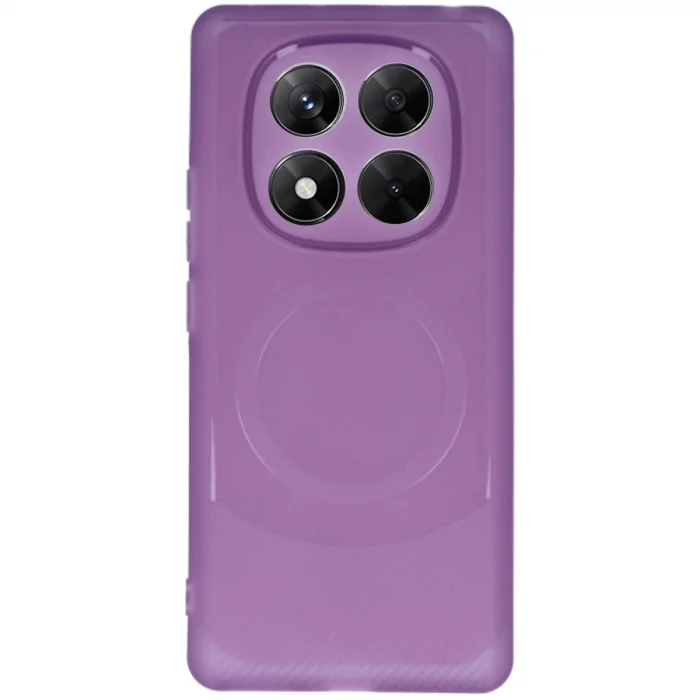 Xiaomi Redmi Note 14 Pro 4g Kılıf Maya Karbon Kapak - Mürdüm