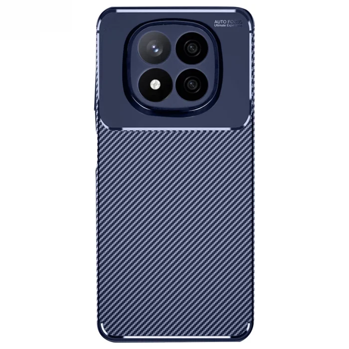 Xiaomi Redmi Note 14 Pro 5g Kılıf Auto Focus Karbon Kapak - Lacivert