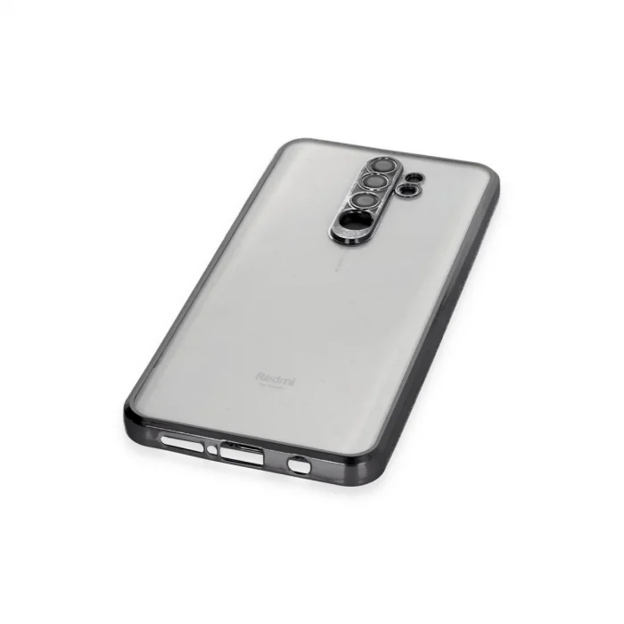 Xiaomi Redmi Note 8 Pro Kılıf Razer Lensli Silikon - Siyah