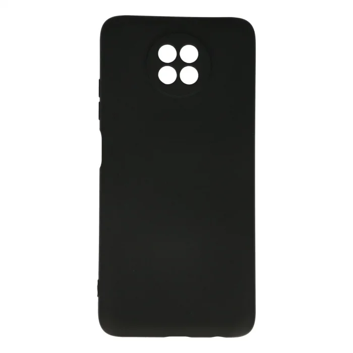 Xiaomi Redmi Note 9 5g Kılıf Nano İçi Kadife Silikon - Siyah