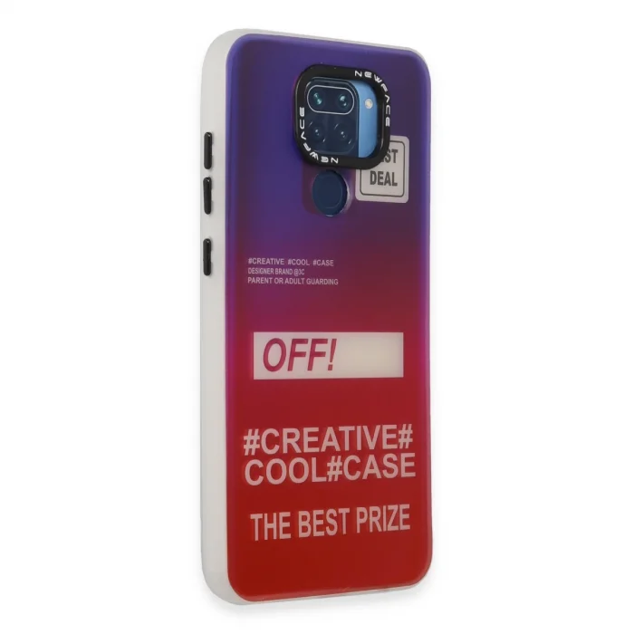 Xiaomi Redmi Note 9 Kılıf Estoril Desenli Kapak - Estoril - 9