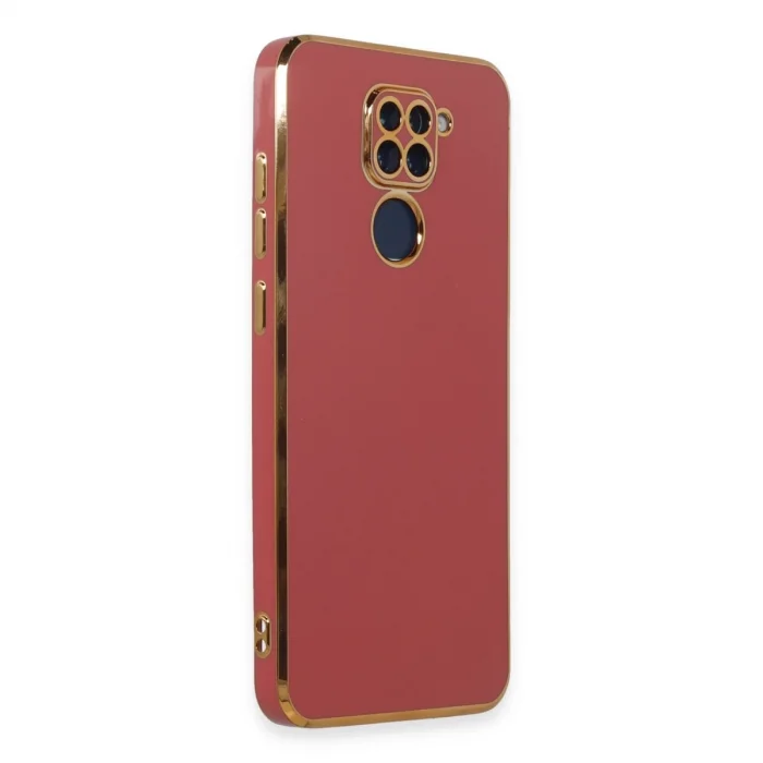 Xiaomi Redmi Note 9 Kılıf Volet Silikon - Kırmızı