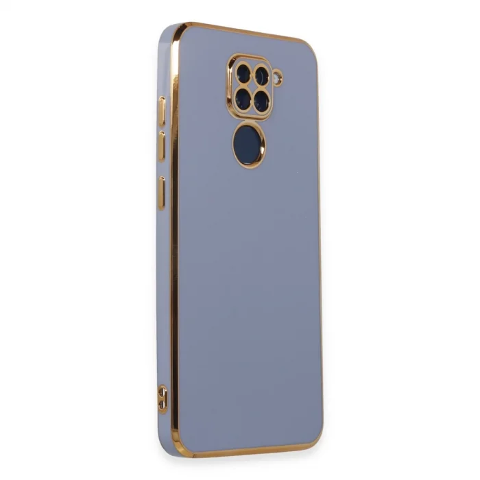 Xiaomi Redmi Note 9 Kılıf Volet Silikon - Mavi