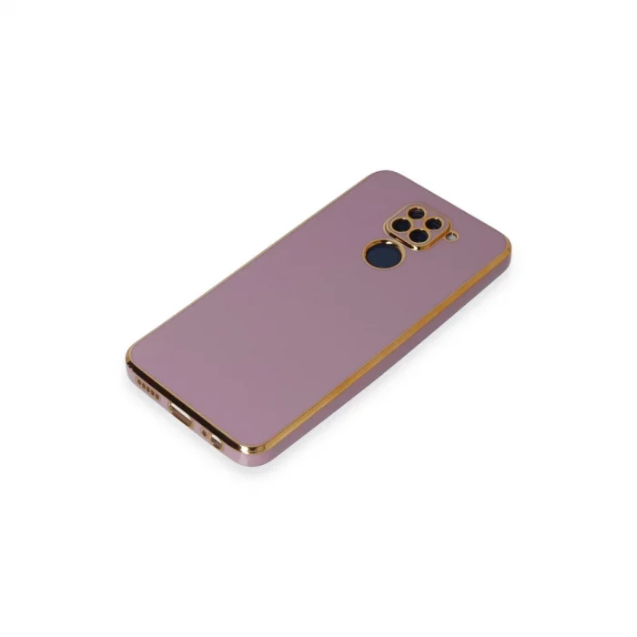 Xiaomi Redmi Note 9 Kılıf Volet Silikon - Mor