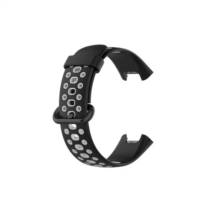 Xiaomi Redmi Watch 2 Spor Delikli Kordon - Siyah-gri