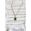 316L Çelik Zincir Gold Renk Vintage Model Kadın Kolye
