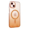 Apple İphone 14 Glossy Magsafe Kapak - Turuncu