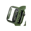 Apple Watch 38mm Camlı Kasa Ekran Koruyucu - Koyu Yeşil