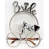 Bride Yazılı Taç Ve Bride To Be Yazılı Gözlük Seti Gümüş Renk
