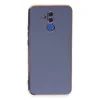 Huawei Mate 20 Lite Kılıf Volet Silikon - Mavi