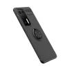 Huawei P40 Kılıf Range Yüzüklü Silikon - Siyah
