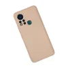 İnfinix Hot 11s Kılıf Nano İçi Kadife Silikon - Pudra