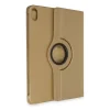 İpad 2022 10.9 (10.nesil) Kılıf 360 Tablet Deri Kılıf - Gold