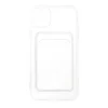 İphone 11 Kılıf Kart Şeffaf Silikon - Şeffaf
