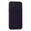İphone 11 Pro Kılıf Kelvin Kartvizitli Silikon - Derin Mor
