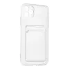 İphone 11 Pro Max Kılıf Kart Şeffaf Silikon - Şeffaf