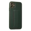 İphone 12 Kılıf Coco Deri Standlı Kapak - Yeşil