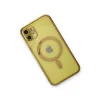 İphone 12 Kılıf Magneticsafe Lazer Silikon - Gold