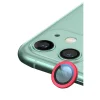 İphone 12 Mini Raze Metal Kamera Lens - Kırmızı