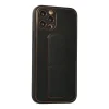 İphone 12 Pro Kılıf Coco Deri Standlı Kapak - Siyah