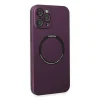 İphone 12 Pro Kılıf Jack Magneticsafe Lens Silikon - Mürdüm