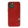 İphone 12 Pro Max Kılıf Loop Deri Silikon - Kırmızı