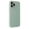 İphone 13 Pro Kılıf Nano İçi Kadife Silikon - Su Yeşili