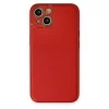 İphone 14 Plus Kılıf Coco Deri Silikon Kapak - Kırmızı