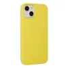 İphone 14 Plus Kılıf Nano İçi Kadife Silikon - Sarı