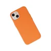İphone 14 Plus Kılıf Nano İçi Kadife Silikon - Turuncu