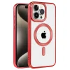 İphone 14 Pro Kılıf Kronos Magsafe Kapak - Kırmızı