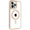 İphone 14 Pro Max Kılıf Kronos Magsafe Kapak - Gold