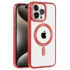 İphone 14 Pro Max Kılıf Kronos Magsafe Kapak - Kırmızı