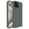 İphone 15 Kılıf First Silikon - Koyu Yeşil