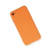 İphone 7 Kılıf Nano İçi Kadife Silikon - Turuncu
