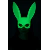 Karanlıkta Parlayan Fosforlu Tavşan Maskesi – Glow Bunny Masquerade Maske (32x22 Cm)