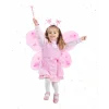 Pembe Kelebek Kız Seti – 50 Cm Kelebek Kanadı, Taç Ve Asa